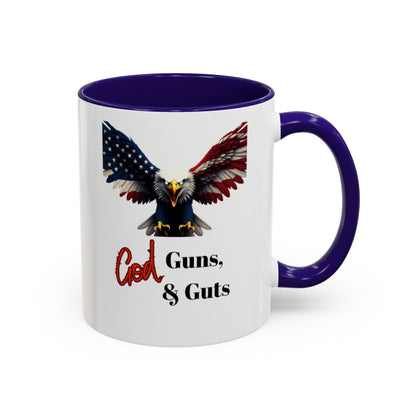Patriotic Eagle God Guns Guts Coffee Mug for Sale
