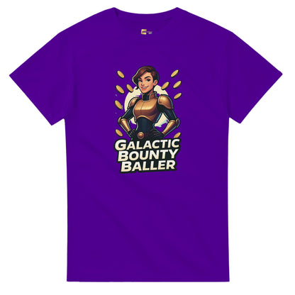 Galactic Bounty Baller graphic design on a Heavyweight T-shirt