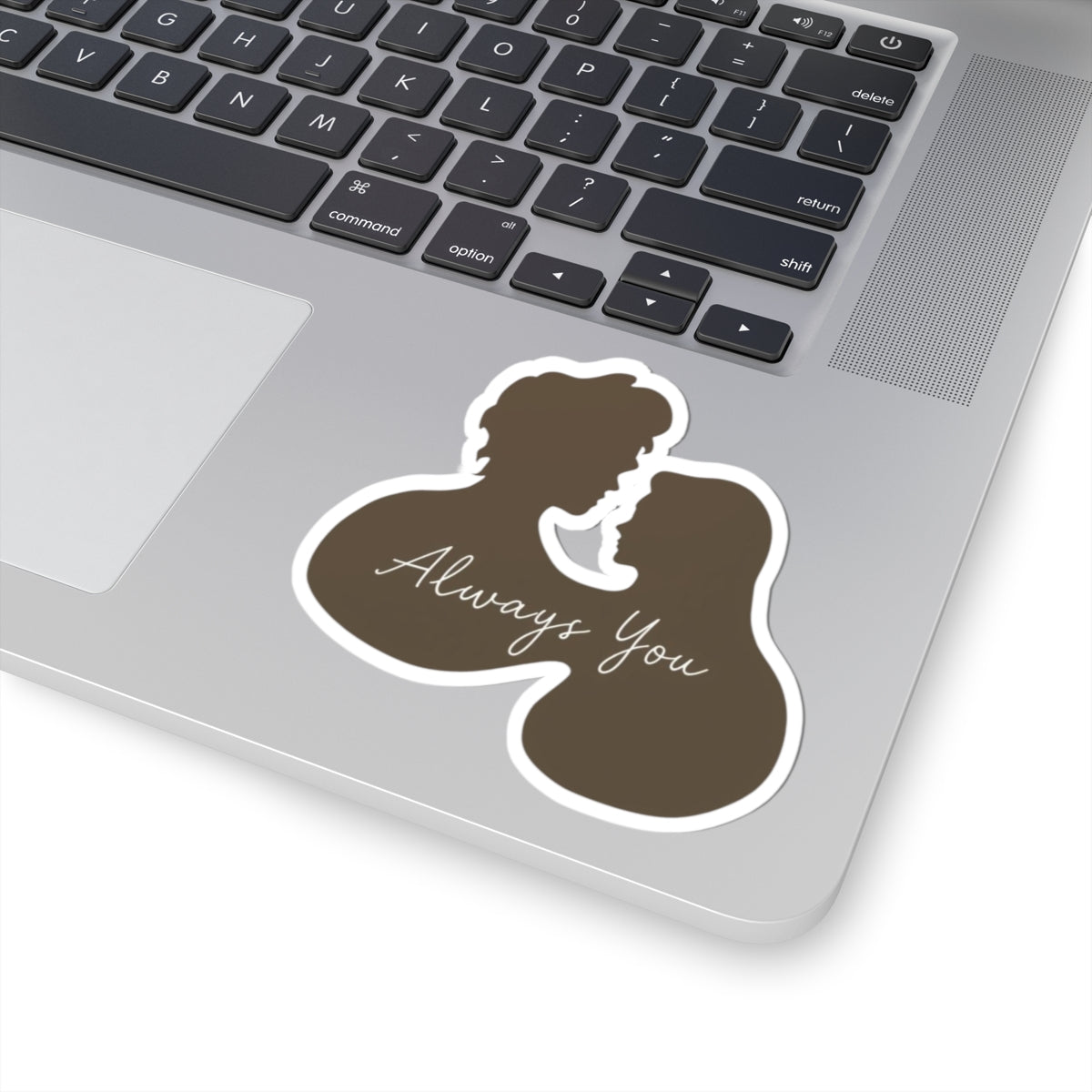 Always You Silhouette Couple Decal Sticker