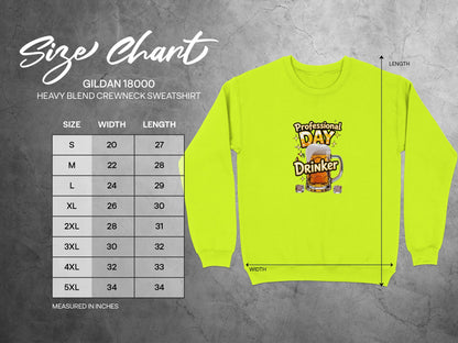 Professional Day Drinker Graphic Sweatshirt
