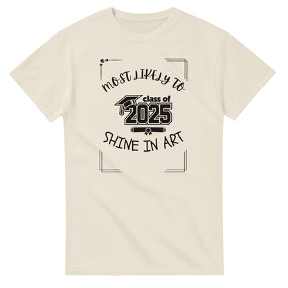 Most Likely To' high school design on a Heavyweight T-shirt 
