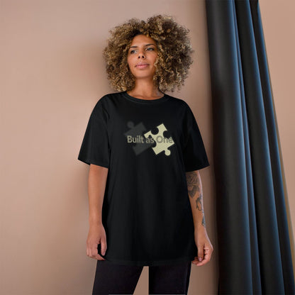 Built as One Puzzle Graphic Black T-Shirt Product