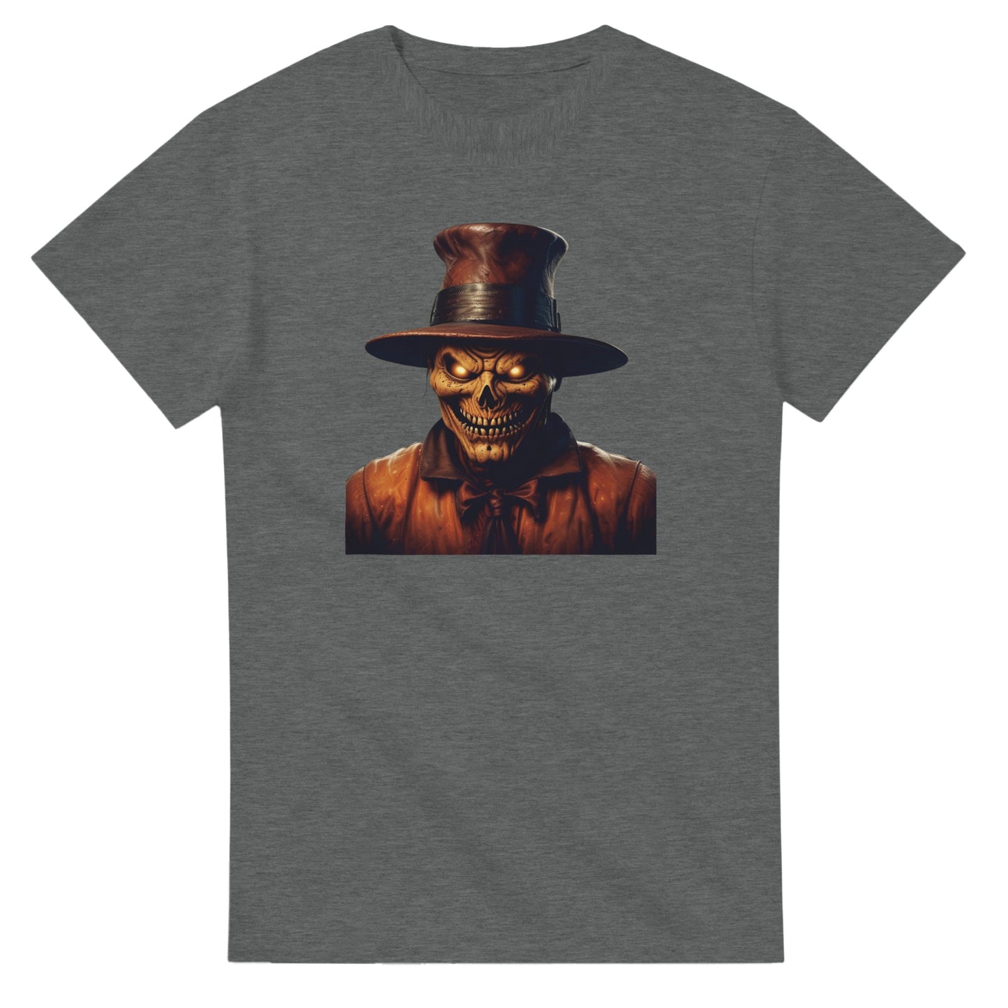 Ghoulish Grin on a Heavyweight T-shirt