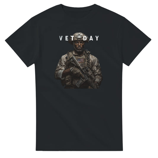 Vet Day Honor on a heavyweight t-shirt