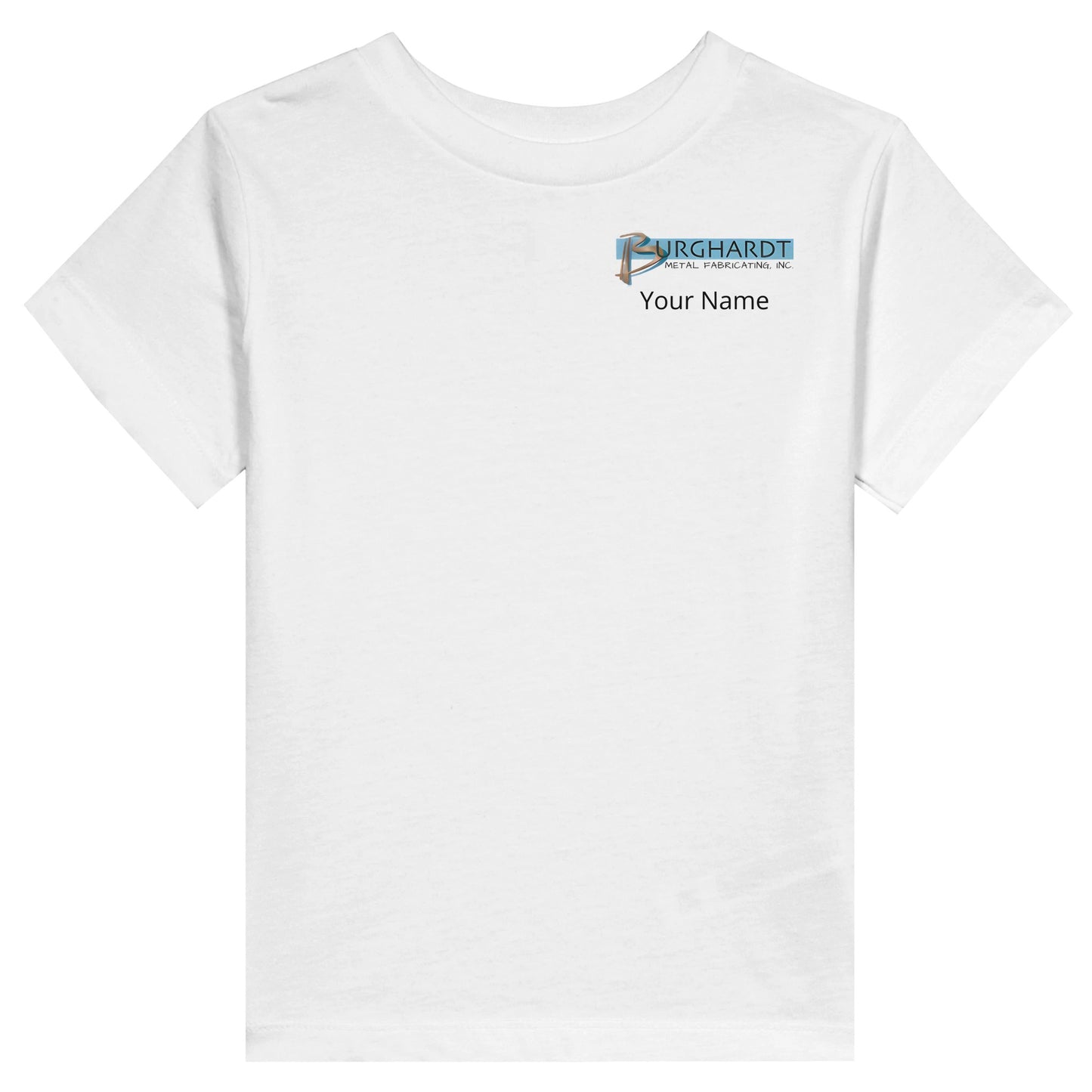 Burghardt Metal Fabricating, Inc., logo on a Toddler T-Shirt
