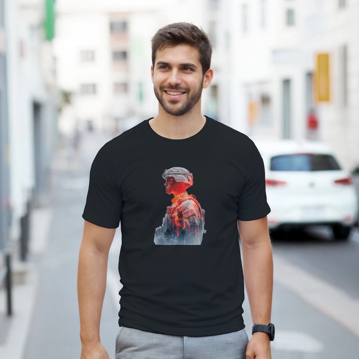Fiery Spirit on a heavyweight t-shirt