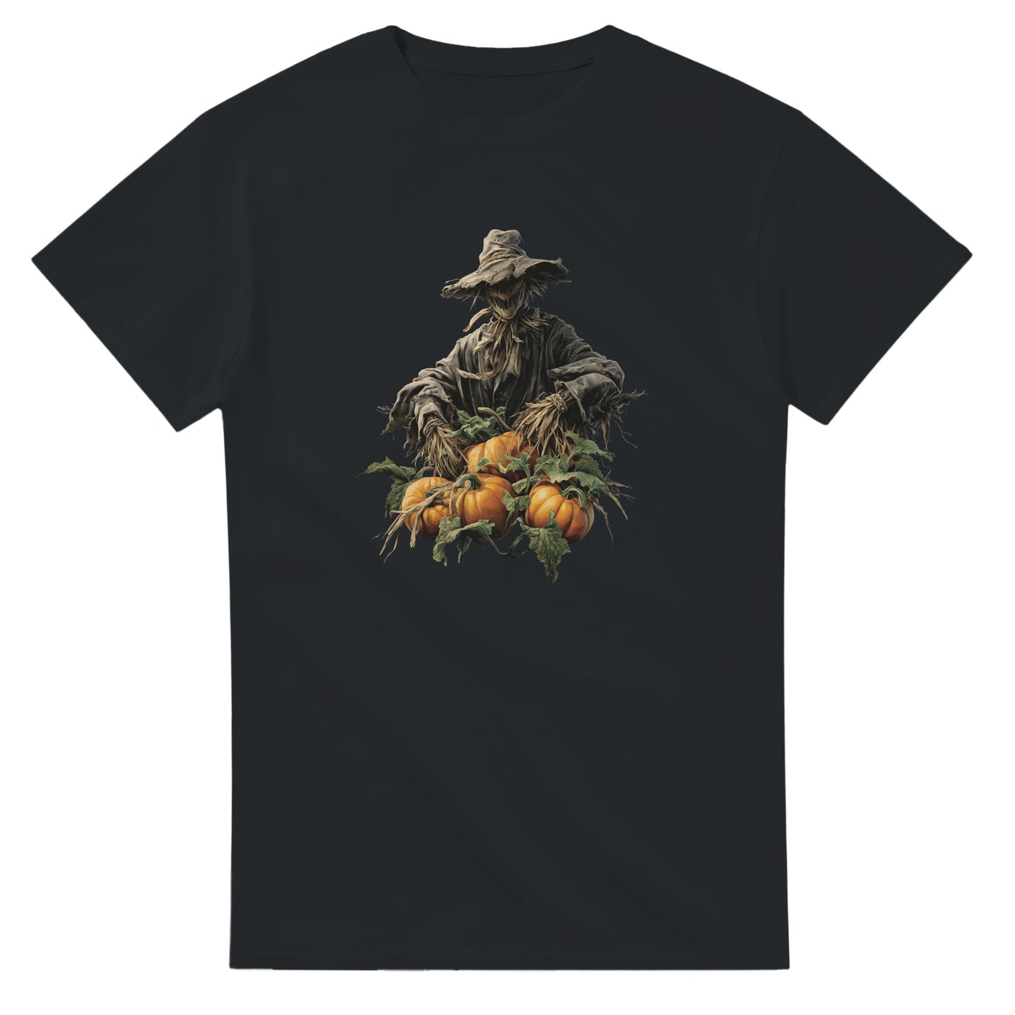Harvest Scarecrow on a Heavyweight T-shirt