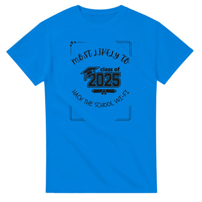 Most Likely To' high school design on a Heavyweight T-shirt 