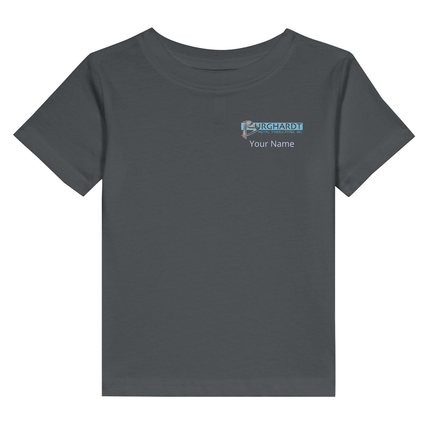 Burghardt Metal Fabricating, Inc., logo on a Toddler Jersey T-Shirt