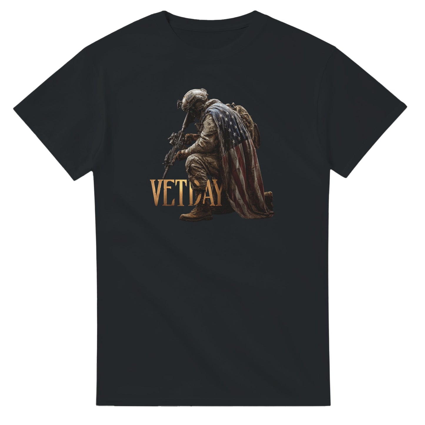 Honor Vet Day on a heavyweight t-shirt