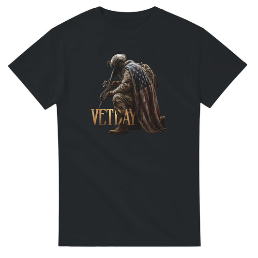 Honor Vet Day on a heavyweight t-shirt