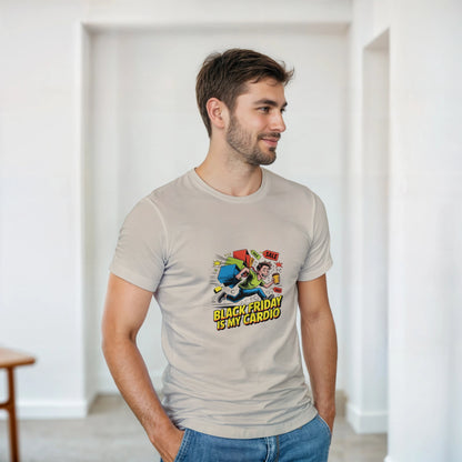 Black Friday is My Cardio heavyweight t-shirt mockup