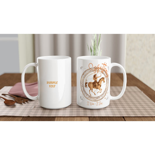 15oz ceramic mug sagittarius horseman personalized
