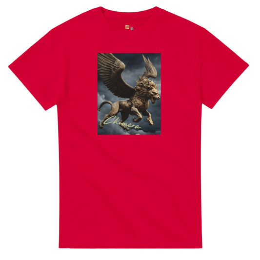 heavyweight crewneck t-shirt Fantasy Art chimera golden personalized