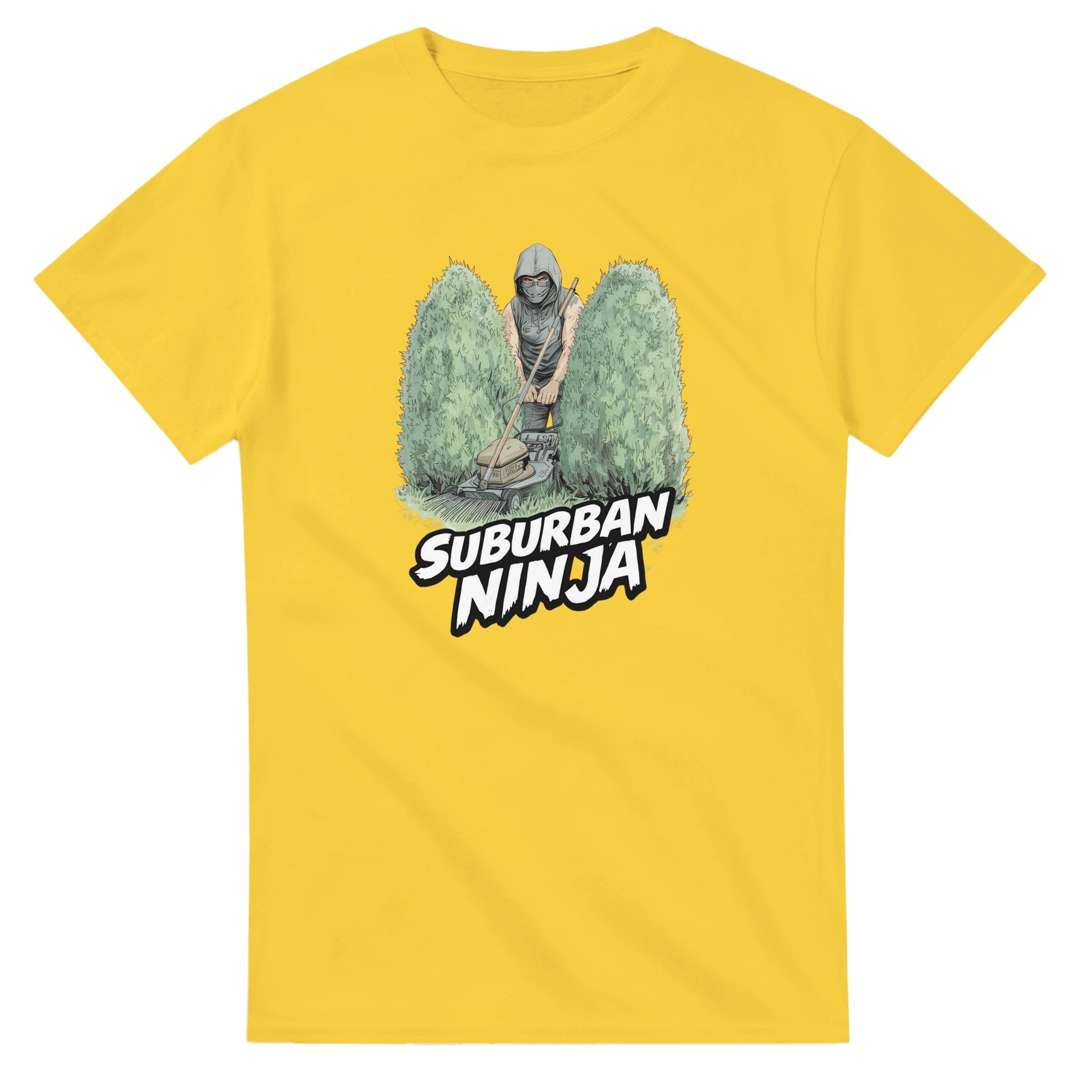 Suburban Ninja graphic design on a Heavyweight T-shirt