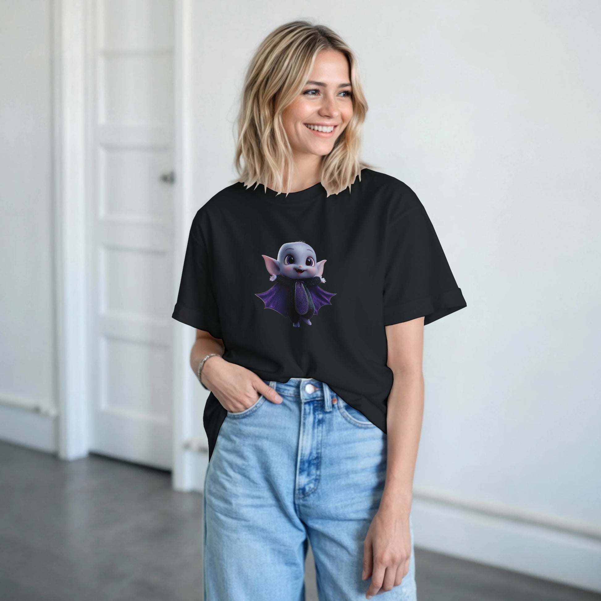 Cute Lil' Vampire on a Heavyweight T-shirt