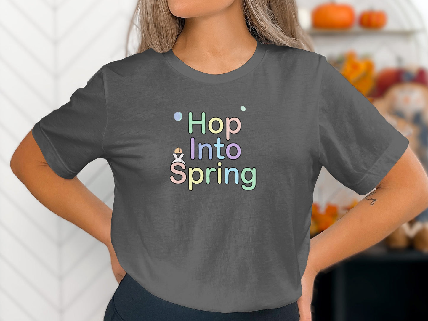 Hop Into Spring colorful pastel text design t-shirt product type
Easter Shirt
Spring Tee
Hop Into Spring
Spring Vibes
Pastel Colors
Bunny Graphic
Easter Bunny
Holiday Shirt
Seasonal Tee
Womens T-shirt
Graphic Print
Colorful Text
Casual Top
Spring Fashion
Easter Gift
Cute Shirt
Trendy Tee
Round Neck
Short Sleeve
Spring Celebration