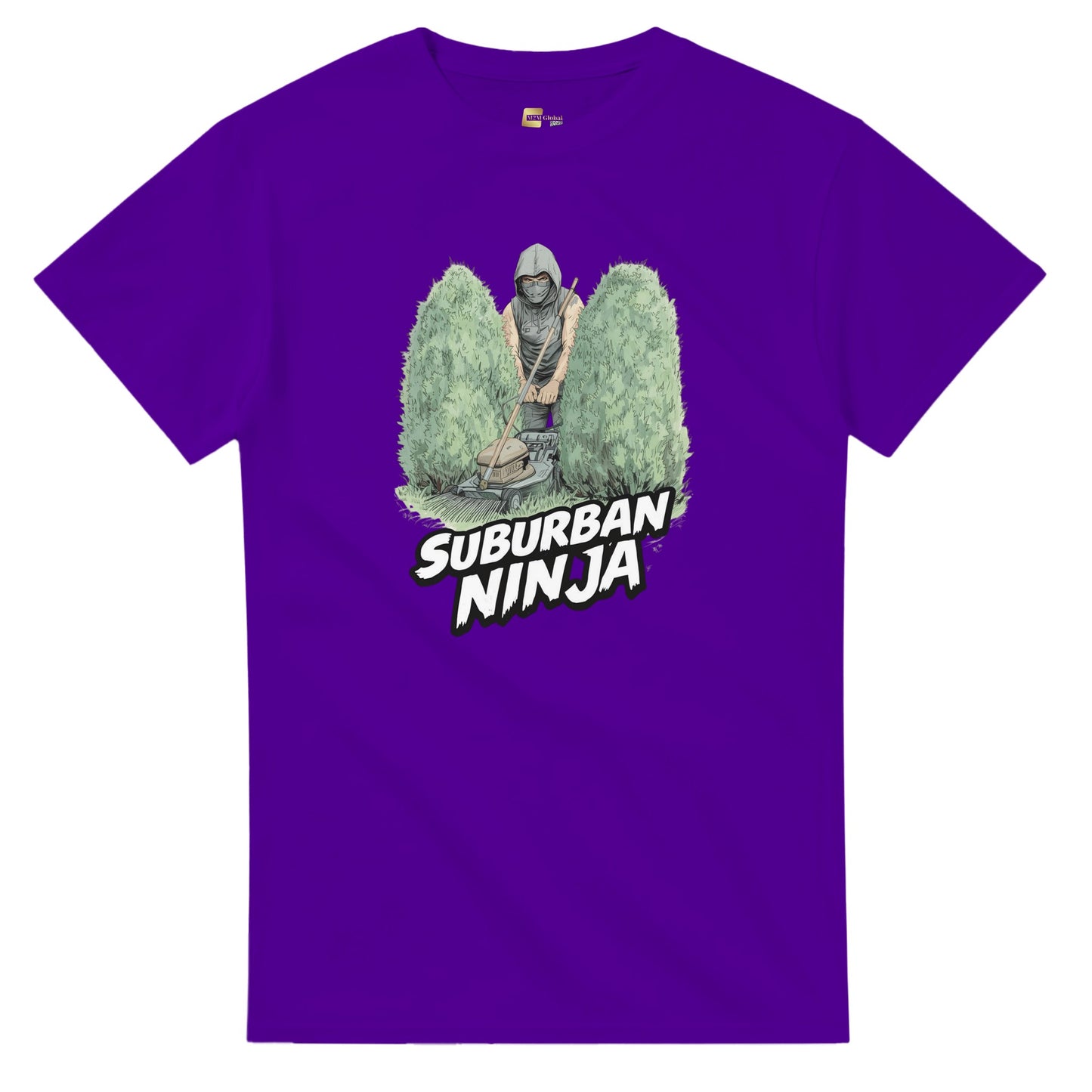 Suburban Ninja graphic design on a Heavyweight T-shirt
