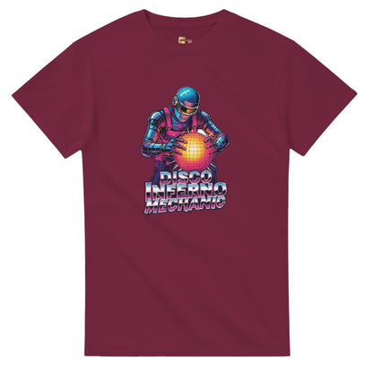 Disco Inferno Mechanic graphic design on a Heavyweight T-shirt