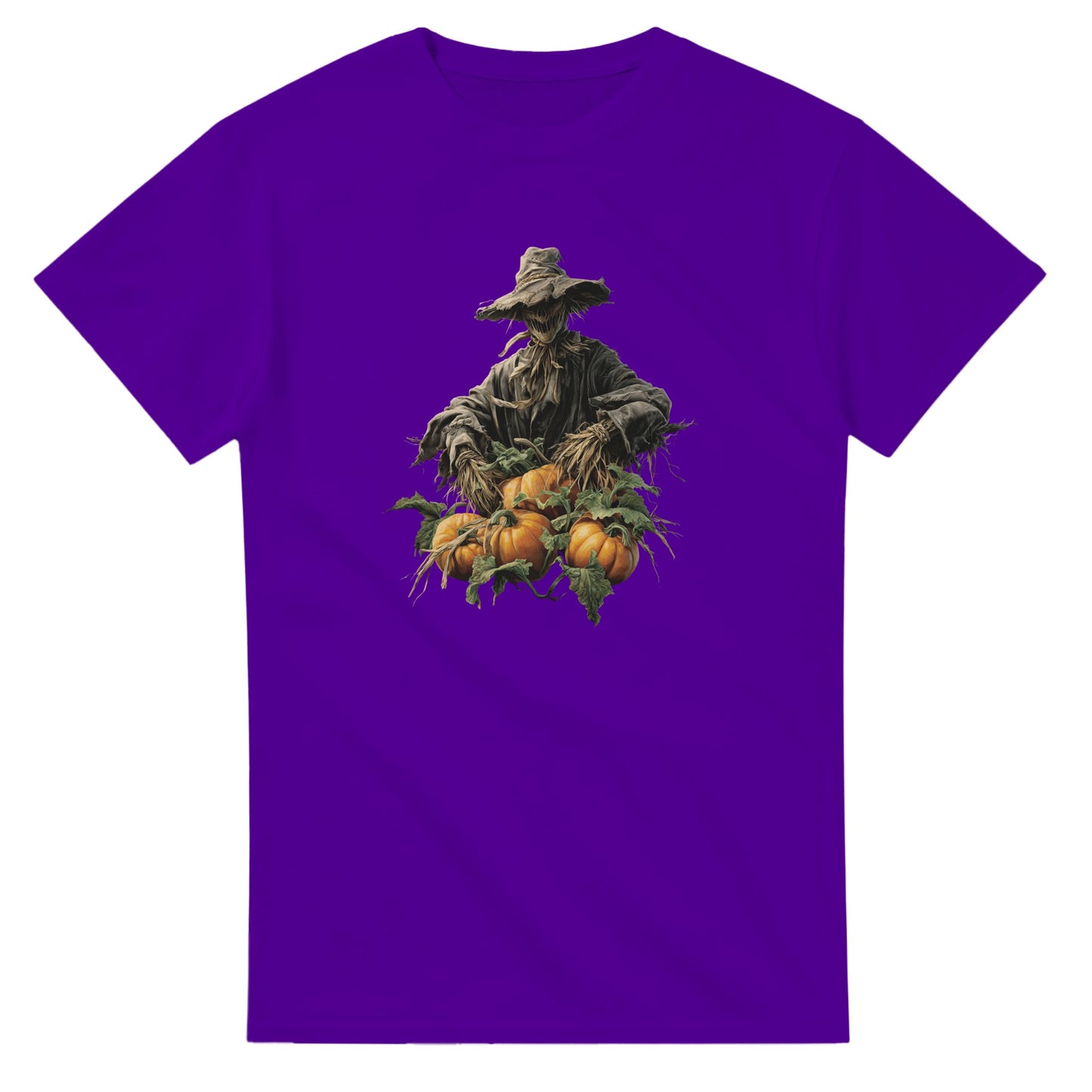 Harvest Scarecrow on a Heavyweight T-shirt