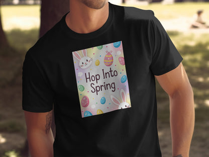 Hop Into Spring Bunnies Easter Eggs Seasonal product type