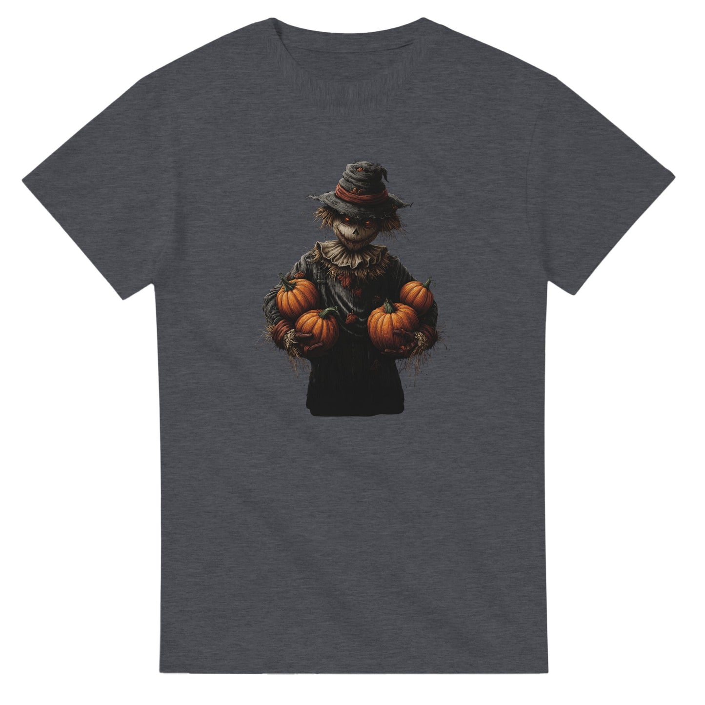 Spooky Scarecrow on a Heavyweight T-shirt