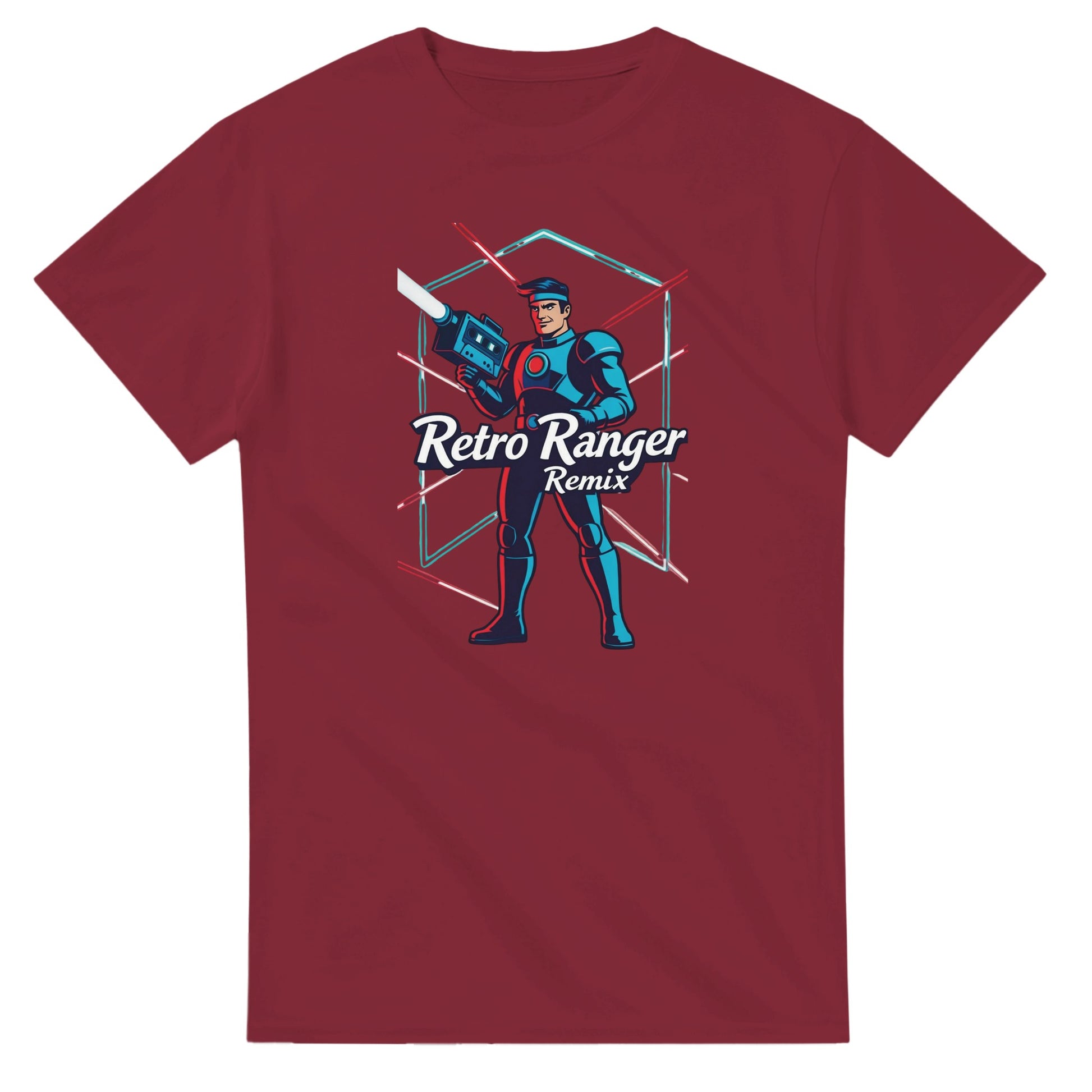 Retro Ranger Remix graphic design on a Heavyweight T-shirt