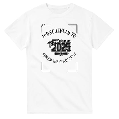 Most Likely To' high school design on a Heavyweight T-shirt 