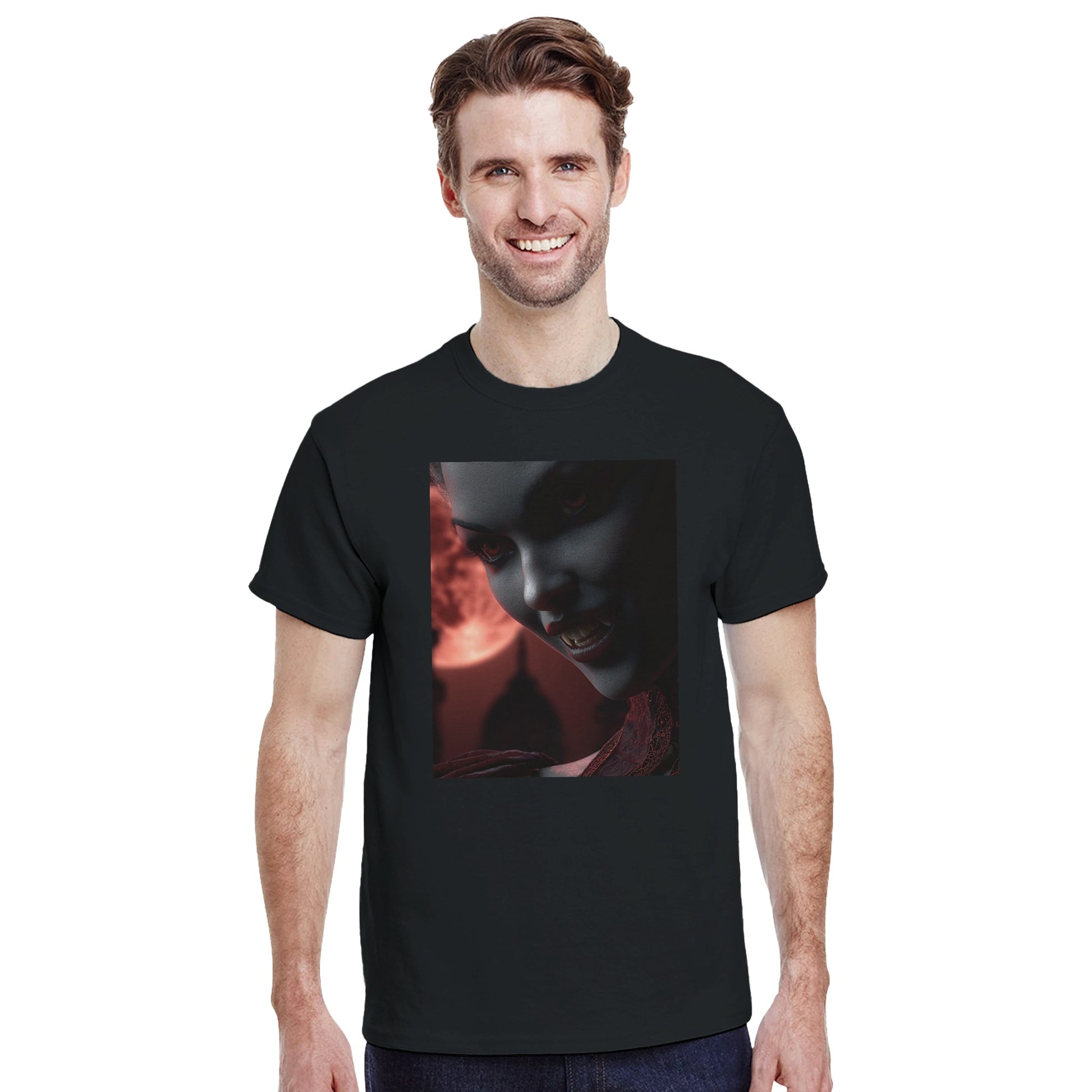 Cute Lil' Vampire on a Heavyweight T-shirt