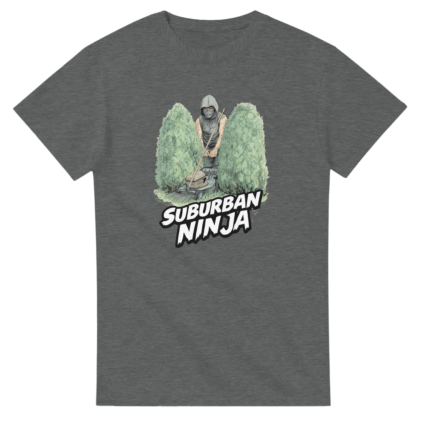 Suburban Ninja graphic design on a Heavyweight T-shirt