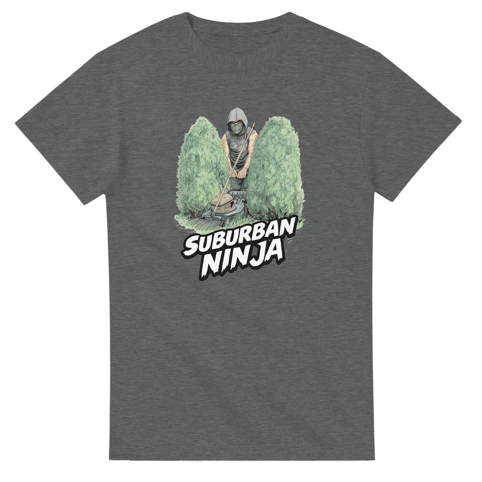 Suburban Ninja graphic design on a Heavyweight T-shirt
