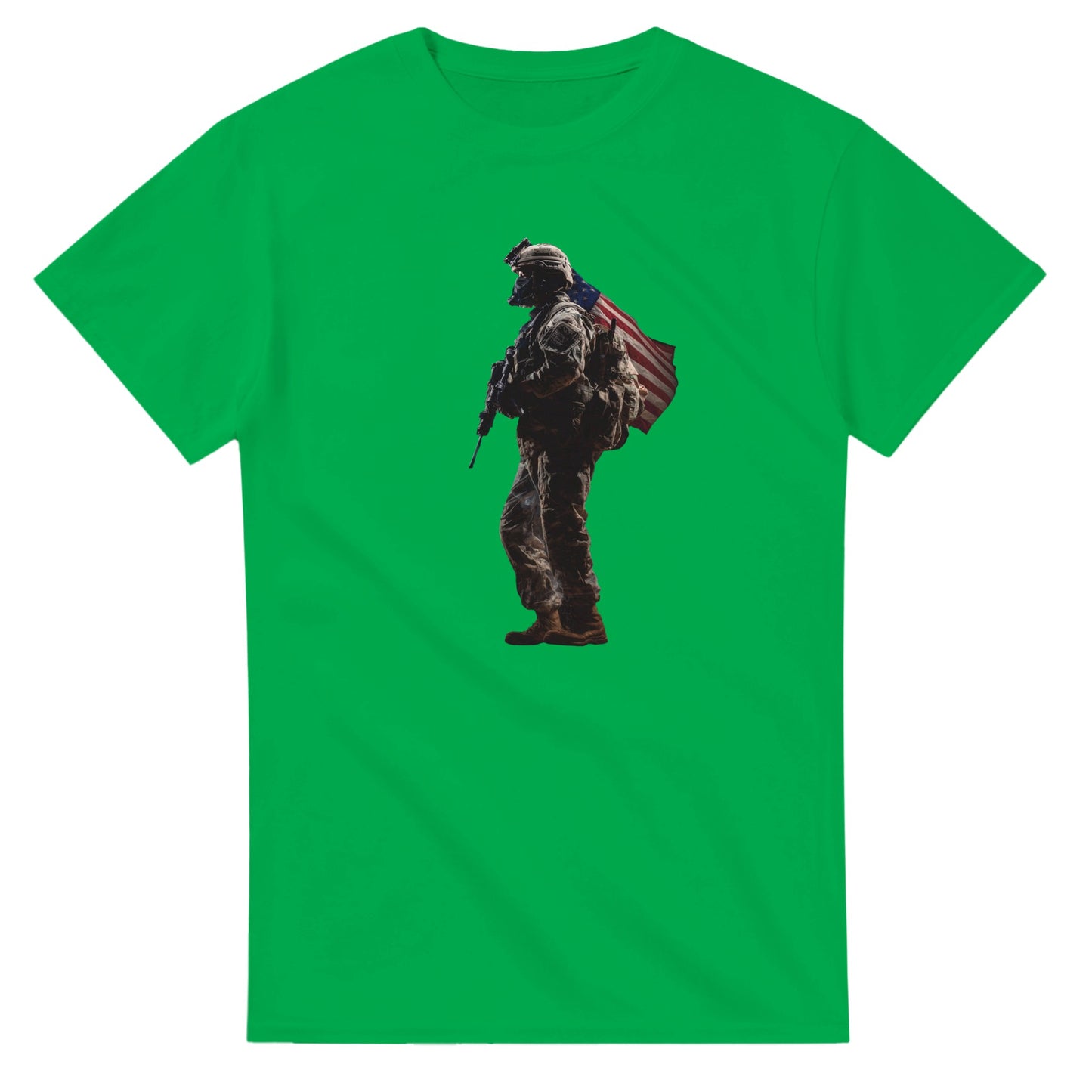 American Patriot on a heavyweight t-shirt