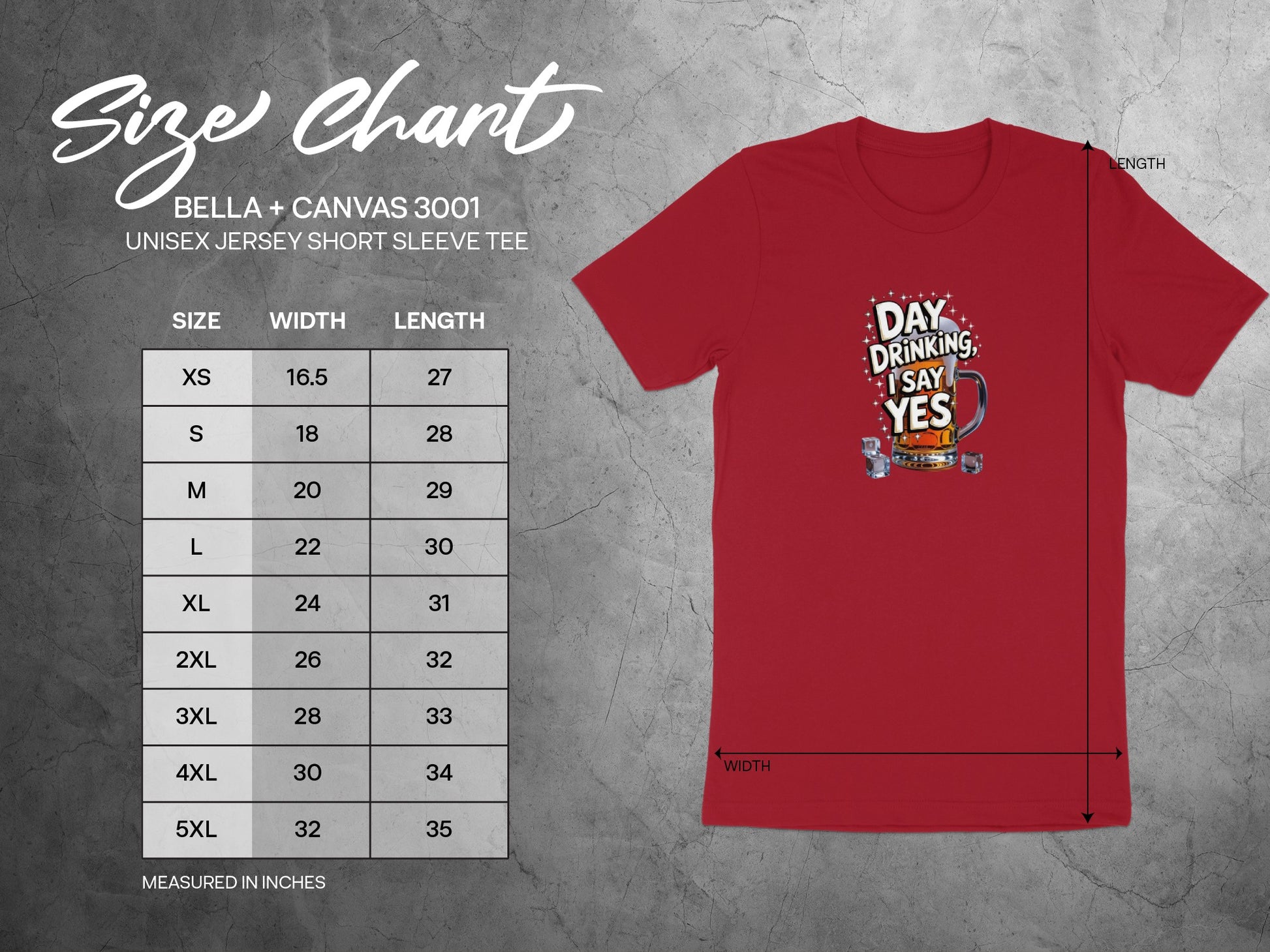 Day Drinking I Say Yes Graphic Tee Shirt Unisex T-Shirt