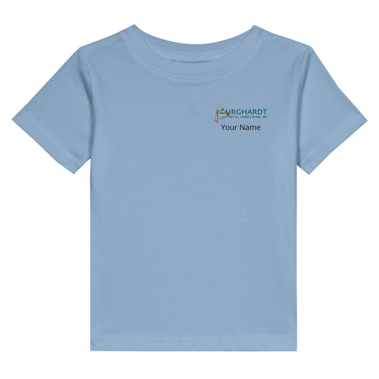 Burghardt Metal Fabricating, Inc., logo on a Toddler Jersey T-Shirt