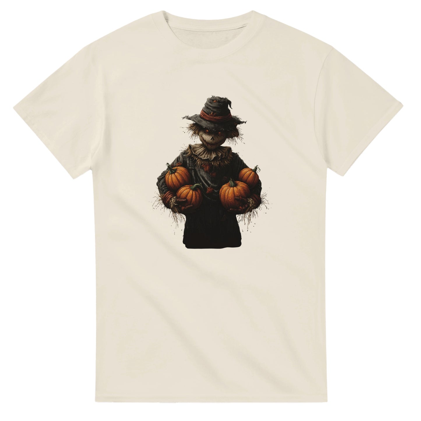 Spooky Scarecrow on a Heavyweight T-shirt