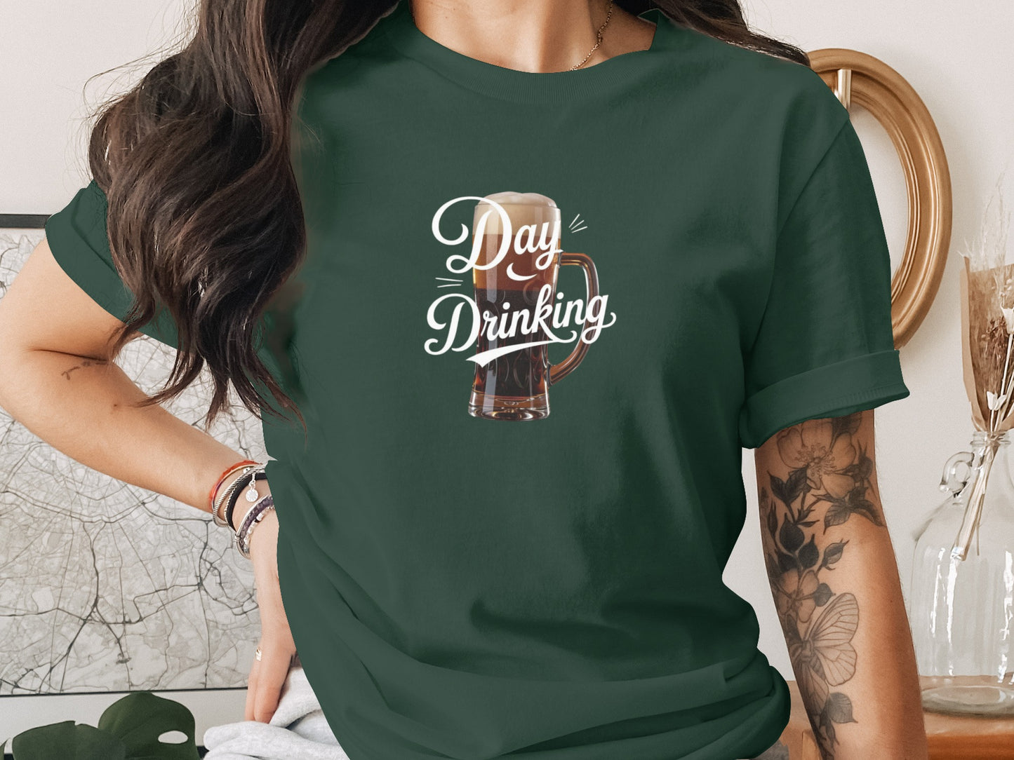 'Day Drinking T-Shirt for Casual and Fun Outings'
