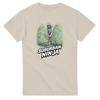 Suburban Ninja graphic design on a Heavyweight T-shirt