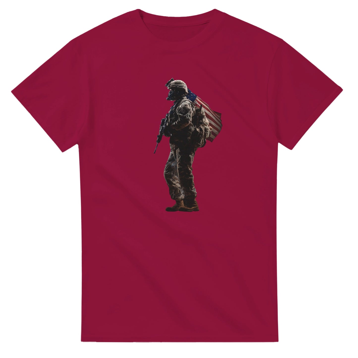 American Patriot on a heavyweight t-shirt