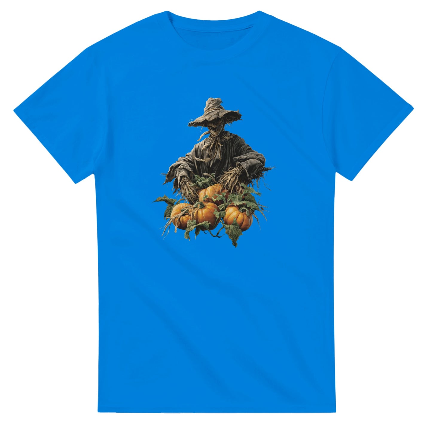 Harvest Scarecrow on a Heavyweight T-shirt