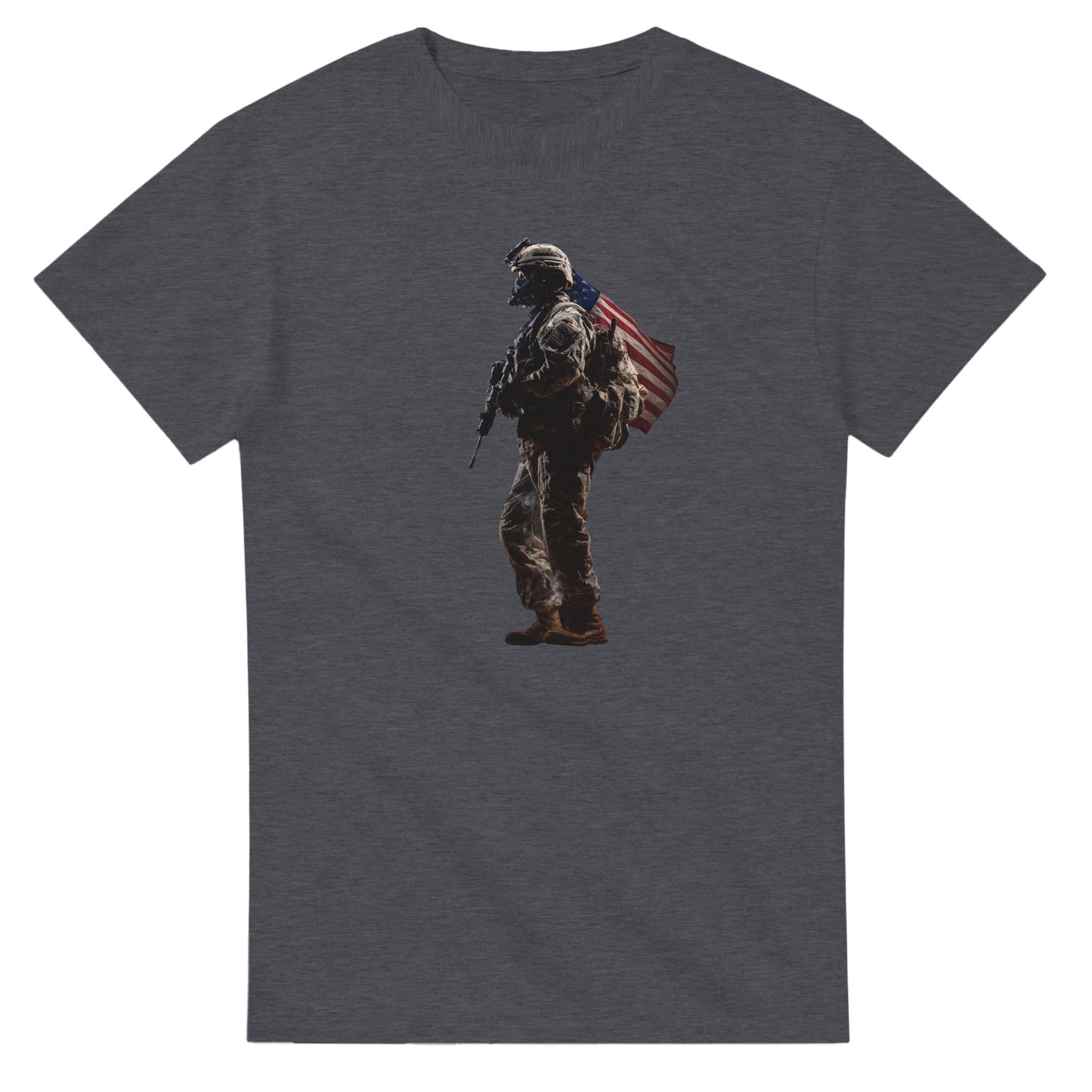 American Patriot on a heavyweight t-shirt