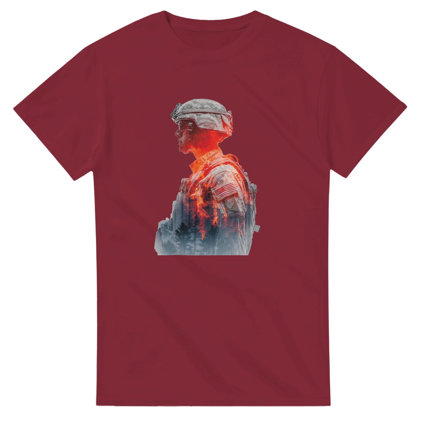 Fiery Spirit on a heavyweight t-shirt