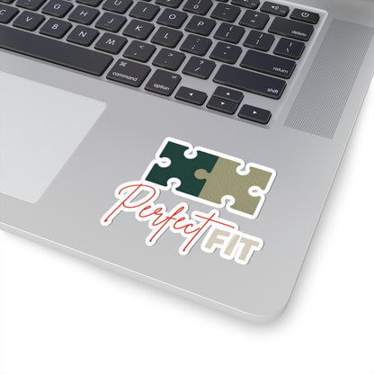 Perfect Fit Puzzle Piece Sticker for Laptops and Devices