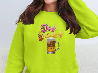 Neon Yellow Day Drinking Beer Mug Design product type