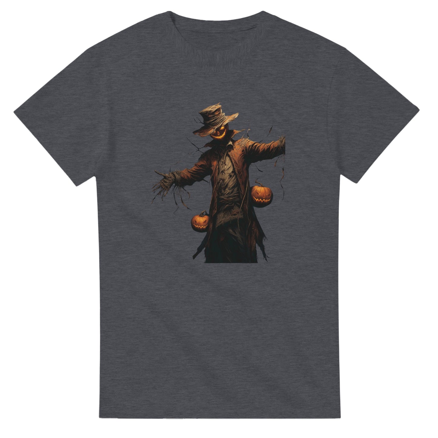 Ghoulish Glow Jack-O'-Lantern on a Heavyweight T-shirt