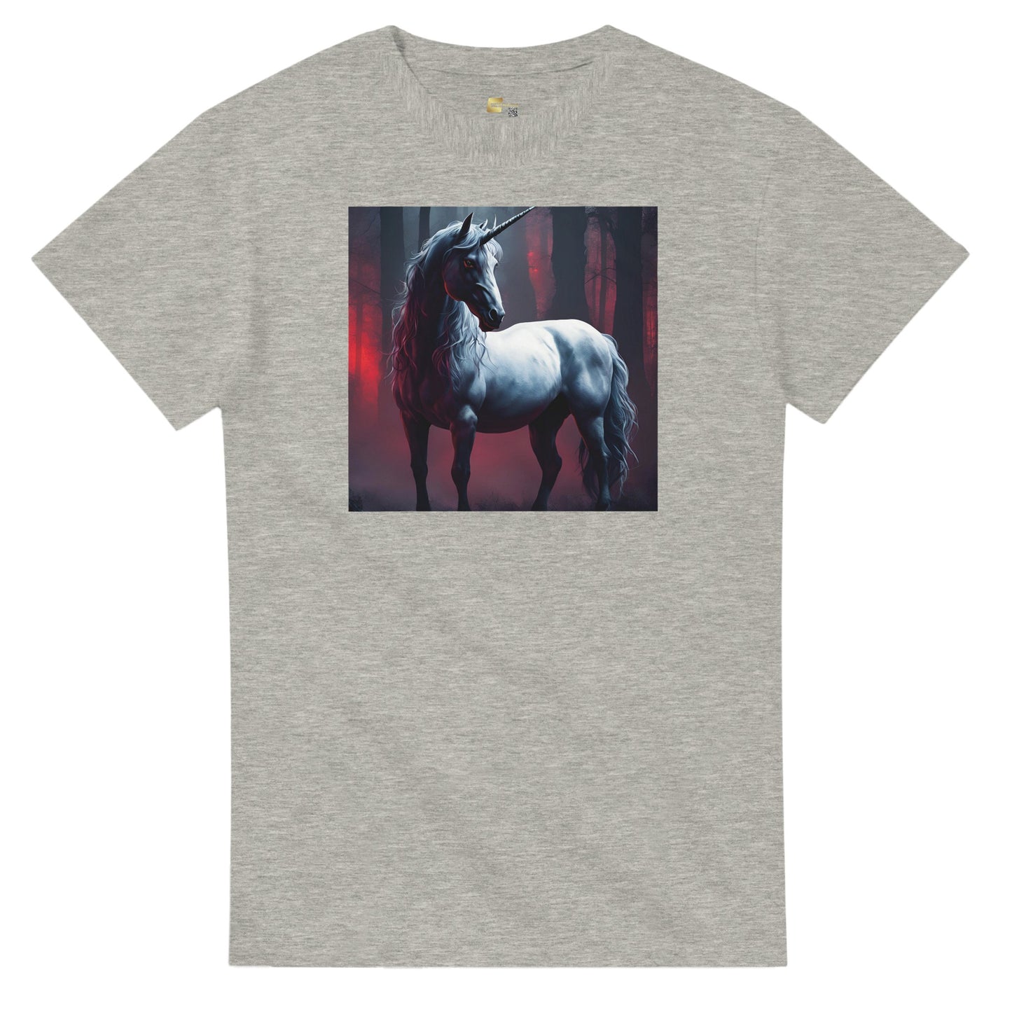 heavyweight crewneck t-shirt Fantasy Art unicorn majestic personalized