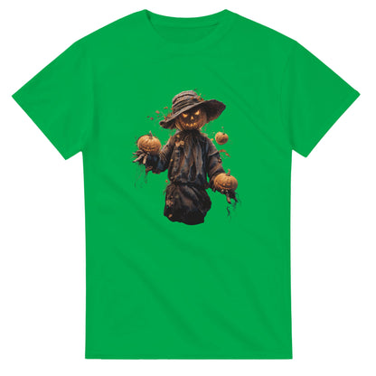 Spooky Jack-o'-Lantern on a Heavyweight T-shirt