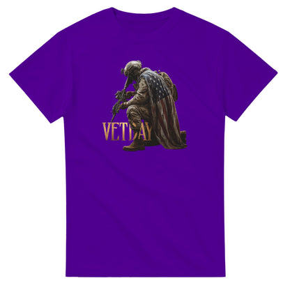 Honor Vet Day on a heavyweight t-shirt