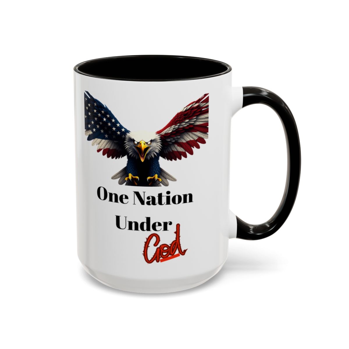 One Nation Under God American Eagle Mug