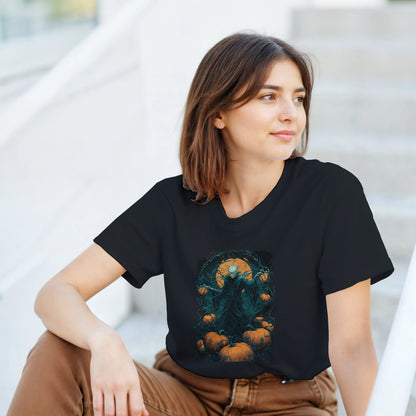Spooky Pumpkin King on a Heavyweight T-shirt