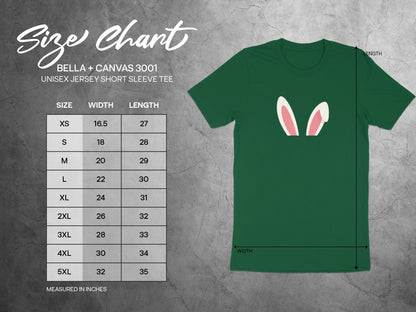 Green Bunny Ears Unisex Jersey Short Sleeve Tee product type